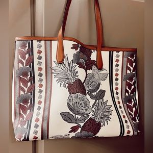 Tory Burch floral tote bag